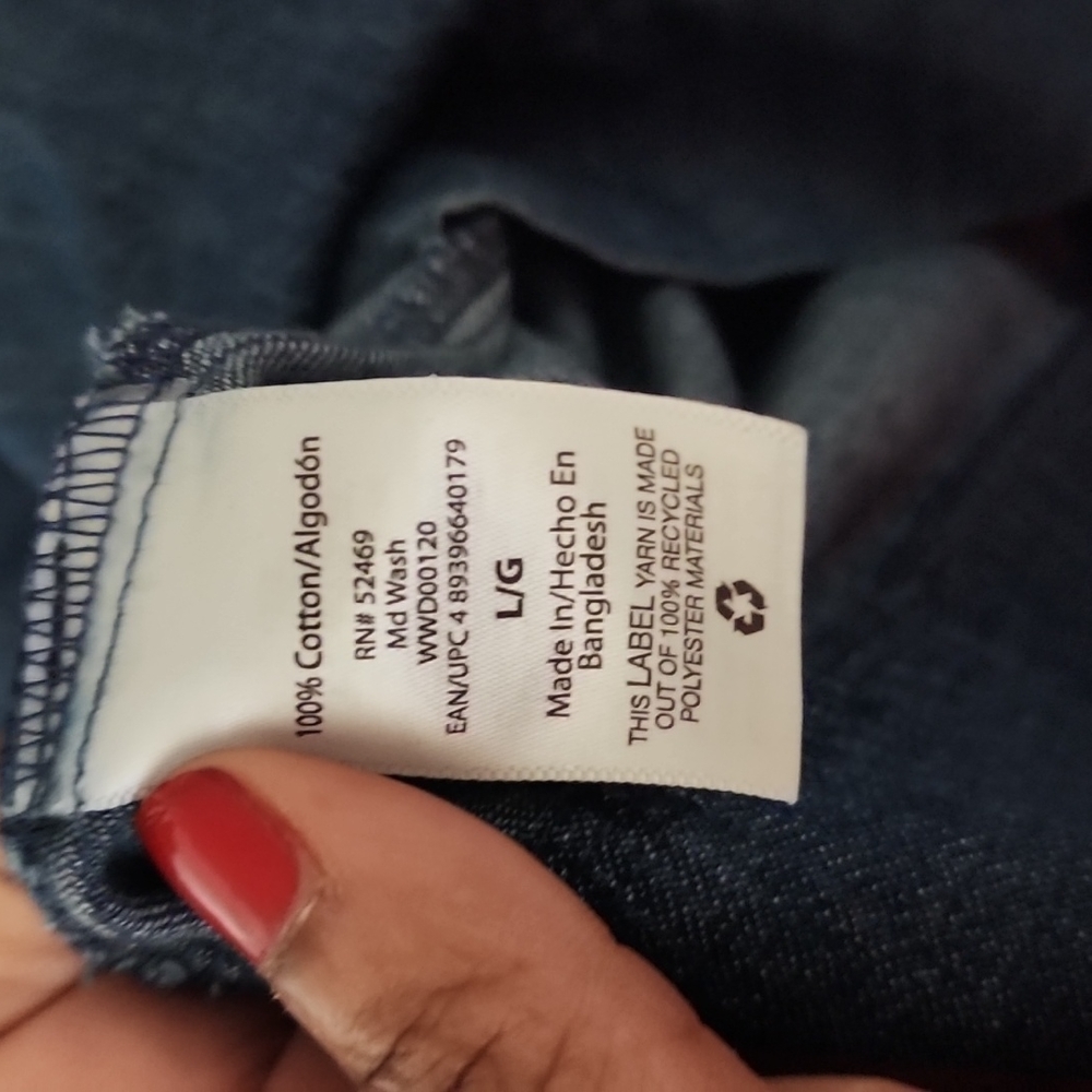 Mini Denim Dress - Picture 7 of 9